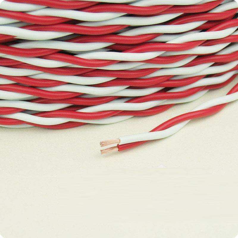 China 2 core 0.5mm Pair Twisted RVS 2X0.5 Fire resistant PVC Insulated Flexible Wire Cables Price