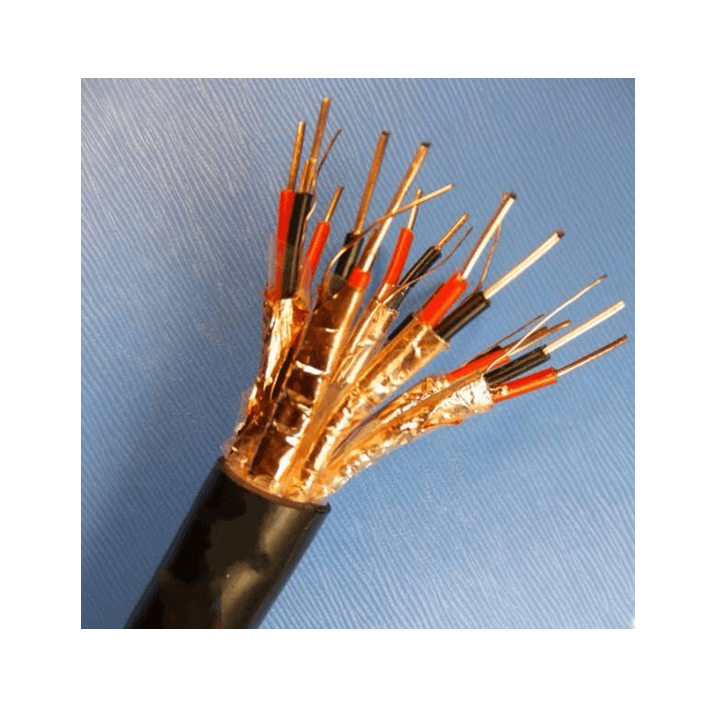 IS Individual Screened Instrument Cable 2x2x0.75mm2 Twisted Cable 2 Core Heat Resistant Shielded Instrumentation Cable