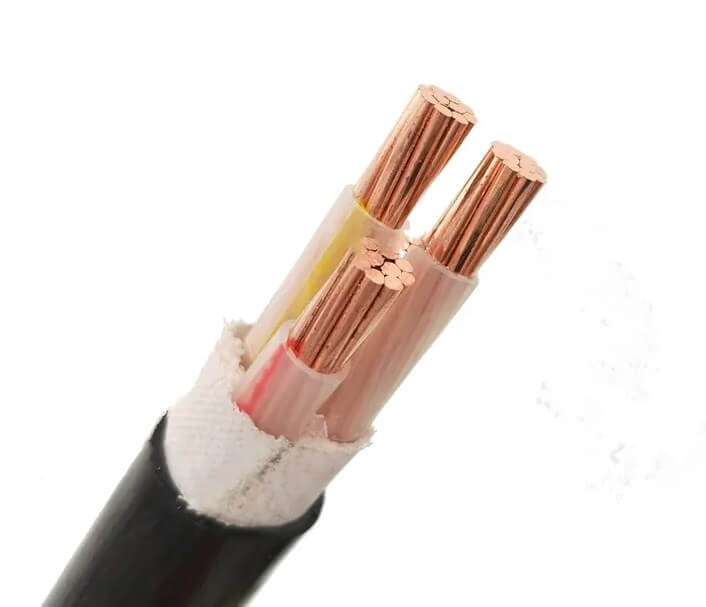 0.6/1KV 3 Core 2.5mm XLPE/PVC Insulated PVC Sheathed N2XY SWA STA Armored Electrical Power Cable