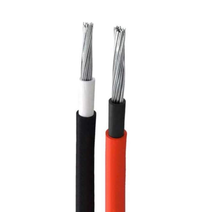 Flexible Black Red Solar Cable Single Core Double Core 6mm2 Electrical Solar PV1-f Cable for Solar Power System Manufacturer Cheaper Price