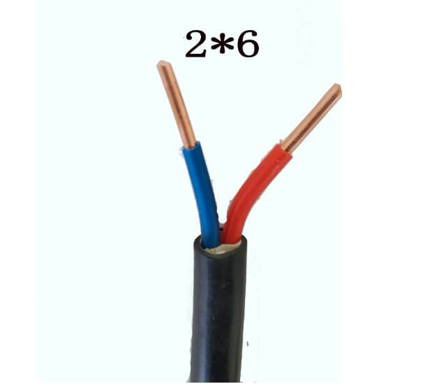 6mm2 2.5mm2 4mm2 10mm2 1.5mm2 2.0mm 16mm2 Low Voltage Underground CU XLPE SWA 2 Core Armoured Electric Copper Power Cable Price