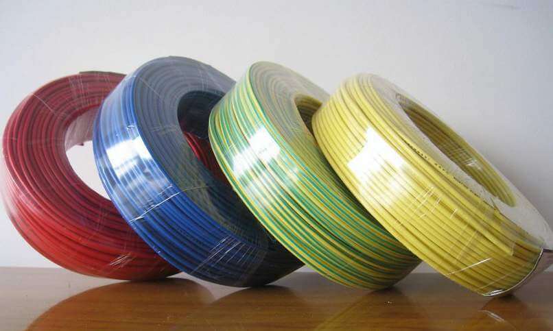 Wholesale 6 mm2 Copper Conductor PVC Insulated Single Core 10 awg Yellow green grounding Electrical Wire
