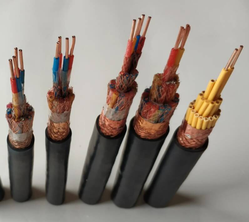 China 10X2X1.5mm2 XLPE Insulated Individual and Overall Shield ISOS screened LSZH Sheathed fire resistant 16 awg Twisted Pairs Instrumentation Cable